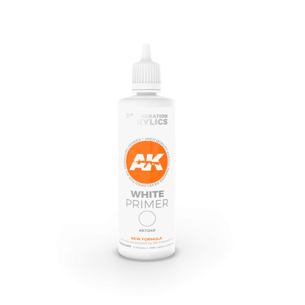 AK White Primer 100 ml  3rd Generation