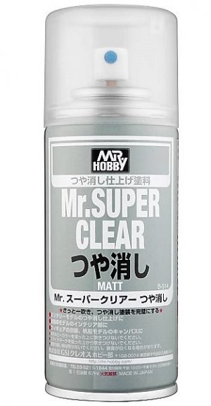 GUNZE Mr. Super Clear Flat Spray (170 ml) (mat lak)