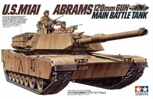 TAMIYA 1/35 U.S. M1A1 Abrams 120mm Gun Main Battle Tank