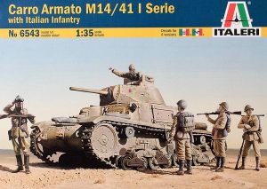 ITALERI 1/35 Carro Armato M14/41 I Serie with Italian Infantry