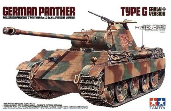TAMIYA 1/35 German Panther Ausf. G Sd.Kfz. 171 Early Version