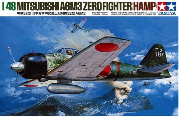 TAMIYA 1/48 Mitsubishi A6M3 Zero Fighter (Hamp)