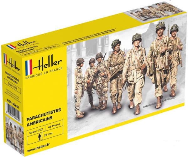 HELLER 1/72 Parachutistes Americains (American Paratroops)