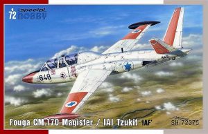 SPECIAL HOBBY 1/72 Fouga CM.170 Magister / IAI Tzukit