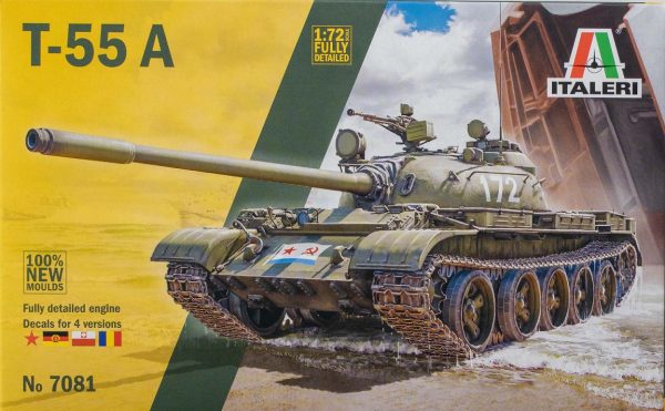 ITALERI 1/72 T-55A (with fully detailed engine)