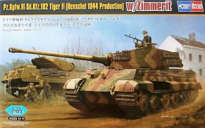 HOBBY BOSS 1/35 Pz.Kpfw. VI Sd.Kfz. 182 Tiger II (Henschel 1944 Production) w/Zimmerit