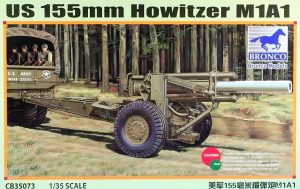 BRONCO MODELS 1/35 US 155mm Howitzer M1A1