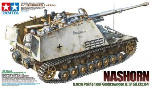 TAMIYA 1/35 Nashorn 8.8cm Pak43/1 auf Geschützwagen III/IV(Sd.Kfz.164)
