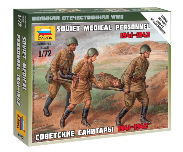 ZVEZDA 1/72 Soviet Medical Personnel 1941-1942