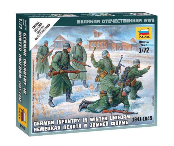 ZVEZDA 1/72 German Infantry in Winter Uniform 1941-1945