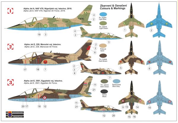 KP MODELS 1/72 Alpha Jet A/E "Over Africa" (New Tool!) - Slika 2