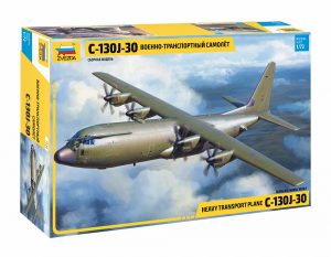 ZVEZDA 1/72 American Military Transport Plane C-130J-30