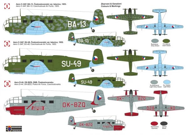 KP MODELS 1/72 Aero C-3AF/D-44 „Síbl“ - Slika 2