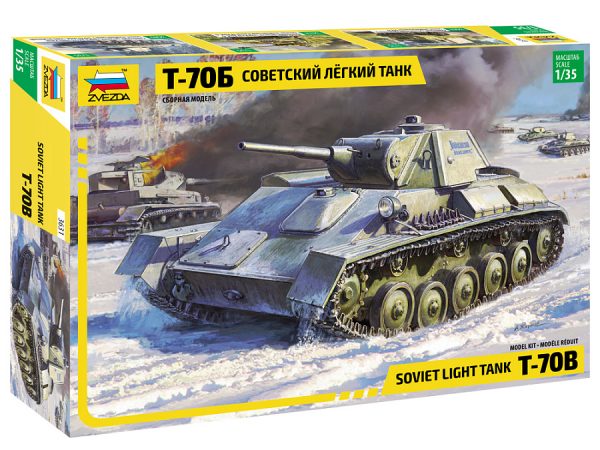 ZVEZDA 1/35 T-70B Soviet Light Tank