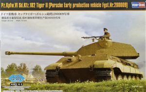 HOBBY BOSS 1/35 Pz.Kpfw. VI Sd.Kfz. 182 Tiger II (Porsche Early production vehicle) Fgst.Nr.280009