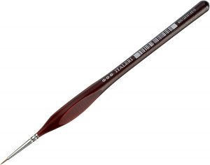 ITALERI Sable Hair Brush, Round, Size 000