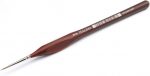 ITALERI Sable Hair Brush, Round, Size 00