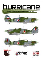 LIFT HERE! Hurricane, WW2 Yugoslav Hurricanes IV RP in 1/72