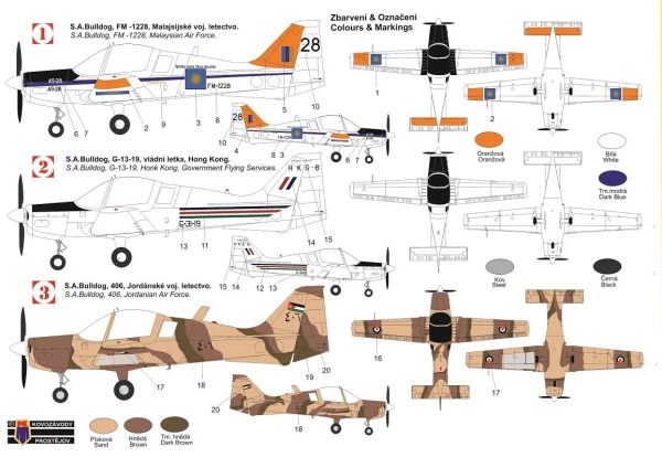 KP MODELS 1/72 S.A. Bulldog T.1 „Overseas services“ - Slika 2