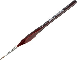ITALERI Sable Hair Brush, Round, Size 1