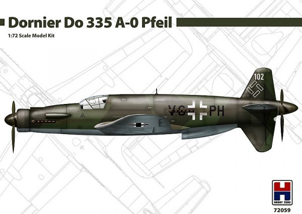 HOBBY 2000 1/72 Dornier Do 335 A-0 Pfeil