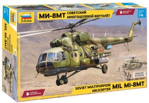 ZVEZDA 1/48 Soviet multipurpose helicopter Mil Mi-8MT