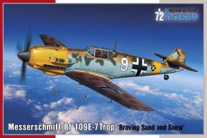SPECIAL HOBBY 1/72 Messerschmitt Bf 109E-7Trop 'Braving Sand and Snow'