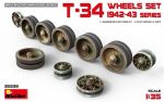 MINI ART 1/35 T-34 Wheels set 1942-43 series