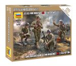 ZVEZDA 1/72 US 81mm mortar M1 with Crew WWII