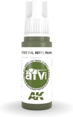 AK 3rd Gen Acrylics -  RAL 6011B Resedagrün – AFV