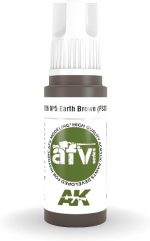 AK 3rd Gen Acrylics - Nr5 Earth Brown (FS30099) – AFV