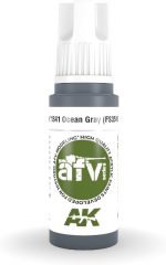 AK 3rd Gen Acrylics - Ocean Gray (FS35164) – AFV