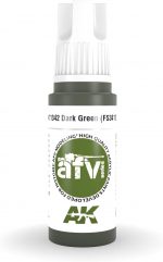 AK 3rd Gen Acrylics - Dark Green (FS34102) - AFV