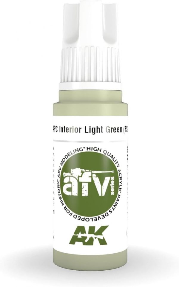 AK 3rd Gen Acrylics - APC Interior Light Green (FS24533) - AFV