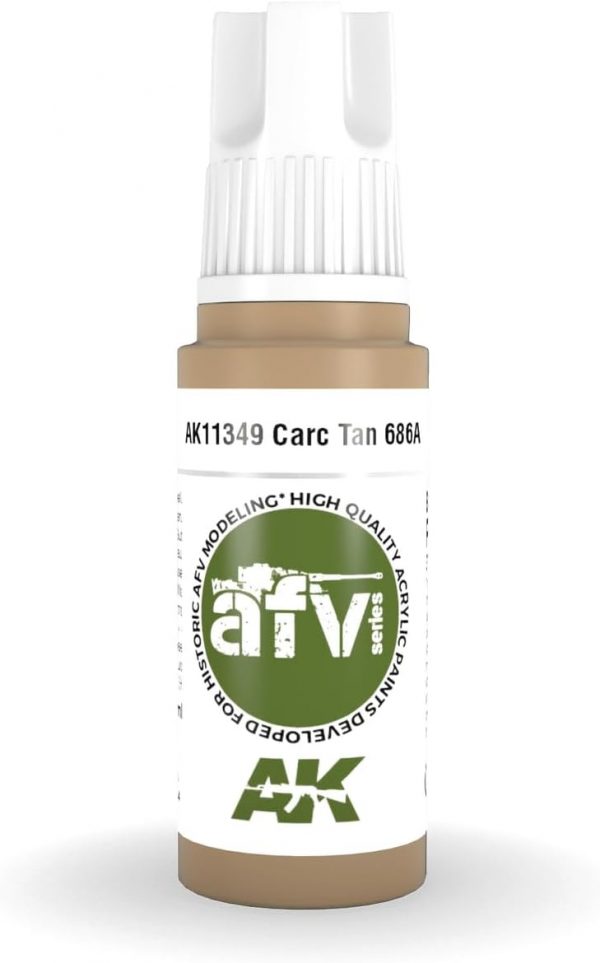 AK 3rd Gen Acrylics - CARC Tan 686A (FS33446) - AFV