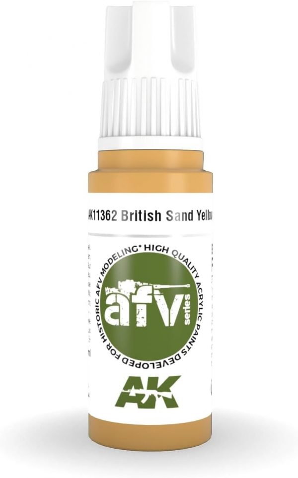 AK 3rd Gen Acrylics - British Sand Yellow - AFV