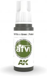 AK 3rd Gen Acrylics - Base Green (Protective) - AFV