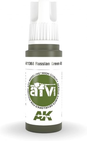 AK 3rd Gen Acrylics - Russian Green 4BO  - AFV
