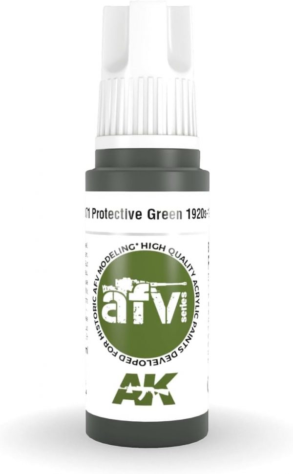 AK 3rd Gen Acrylics - Protective Green 1920s-1930s - AFV
