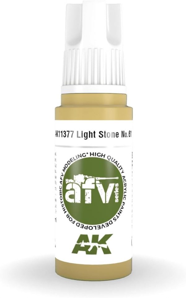 AK 3rd Gen Acrylics - Light Stone No.61 - AFV