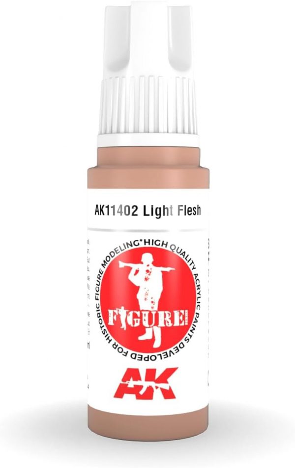 AK 3rd Gen Acrylics - Light Flesh (FS31433) - FIGURE
