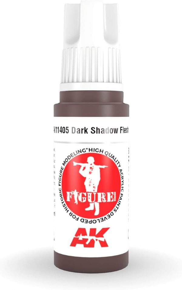 AK 3rd Gen Acrylics - Dark Shadow Flesh - FIGURE
