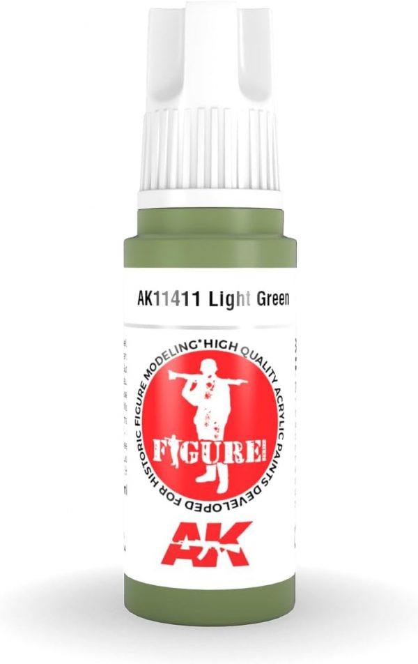 AK 3rd Gen Acrylics - Light Green - FIGURE