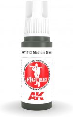 AK 3rd Gen Acrylics - Medium Green (FS34102) - FIGURE