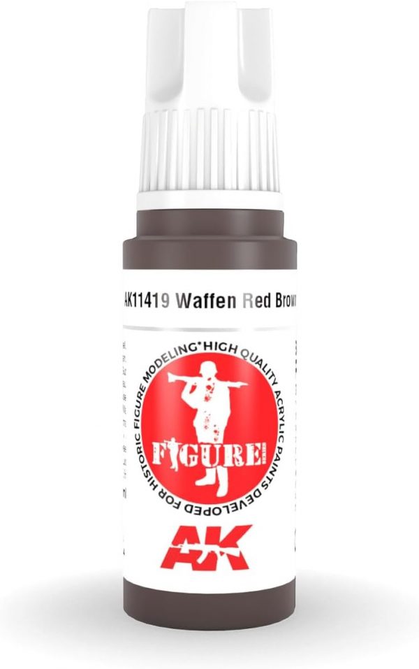 AK 3rd Gen Acrylics - Waffen Red Brown - FIGURE