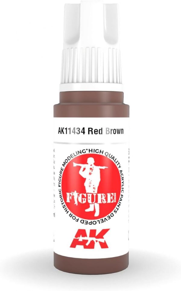 AK 3rd Gen Acrylics - Red Brown - FIGURE
