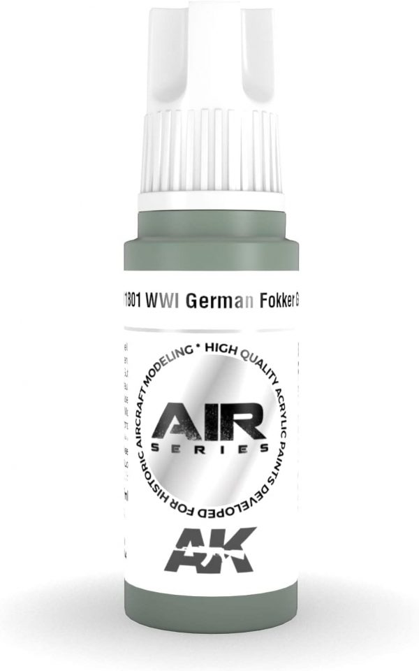 AK 3rd Gen Acrylics - WWI German Fokker Grey - AIR