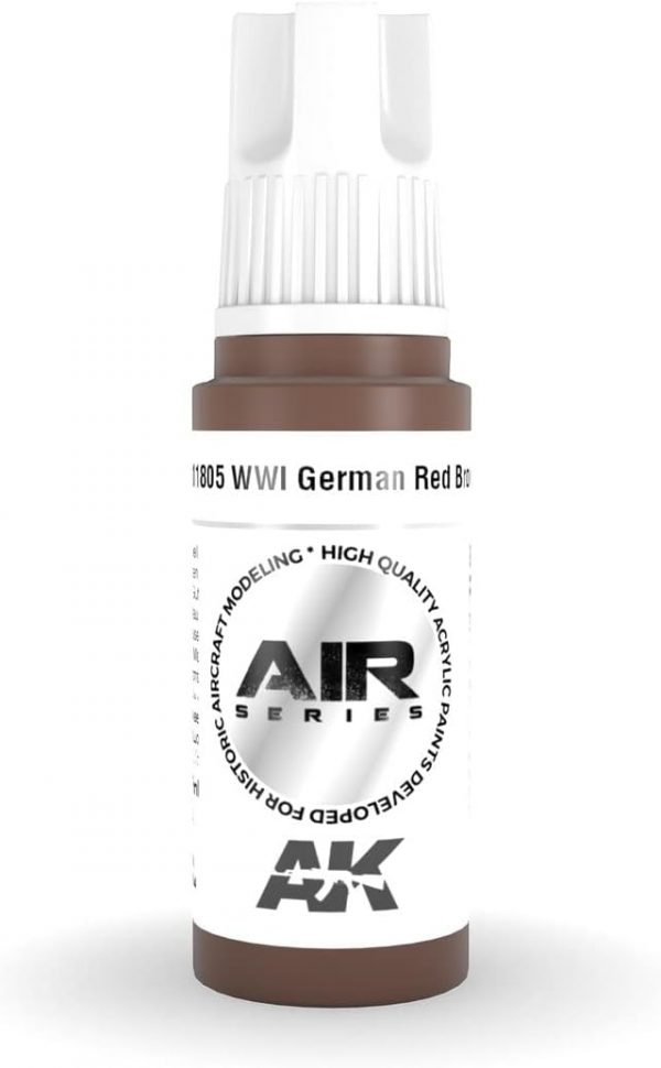AK 3rd Gen Acrylics - WWI German Red Brown - AIR
