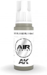 AK 3rd Gen Acrylics - RLM 02 RLM-Grau (1938) - AIR