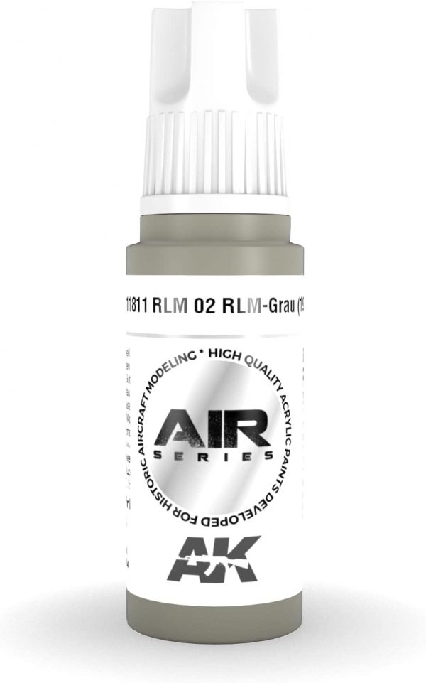 AK 3rd Gen Acrylics - RLM 02 RLM-Grau (1938) - AIR